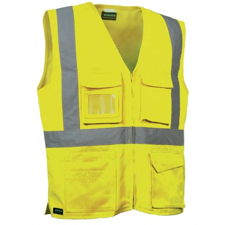 COFRA GILET SEKI FLUO GIALLO TG.L