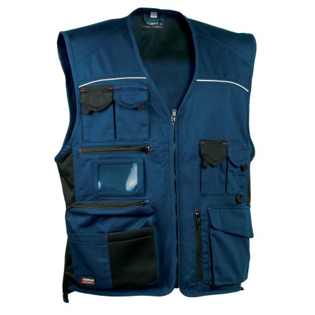 COFRA GILET MULTIT. BLU NAVY EXPERT TG.50