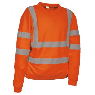 Cofra Felpa Mariqueta Arancio Fluo C/rifr. Tg.xxl