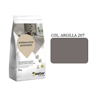 WEBER COLOR PREMIUM 207 ARGILLA DA KG.05