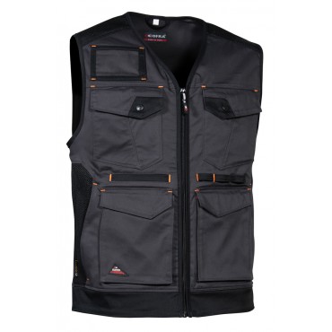 Cofra Gilet Multitasche Antr./nero "kunir" Tg.48