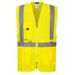 GILET FLUO GIALLO C/CERN. HI-VIS (PORTW.) TG.L