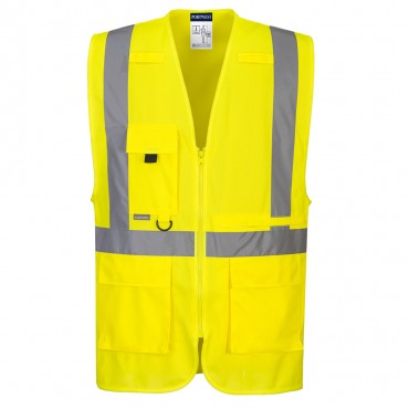 Gilet Fluo Giallo C/cern. "hi-vis" (portw.) Tg.l